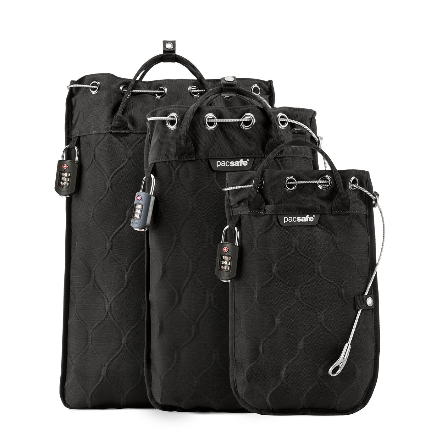 Pacsafe Travelsafe GII 12L  Portable Safe BLACK